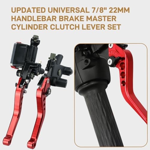 Universal Motorcycle 7/8″ 22mm Handlebar Brake Master Cylinder Reservoir