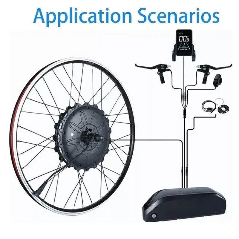 NC-81F EBike LCD Color Display 48V Electric Bike Conversion Kit Electric scooter