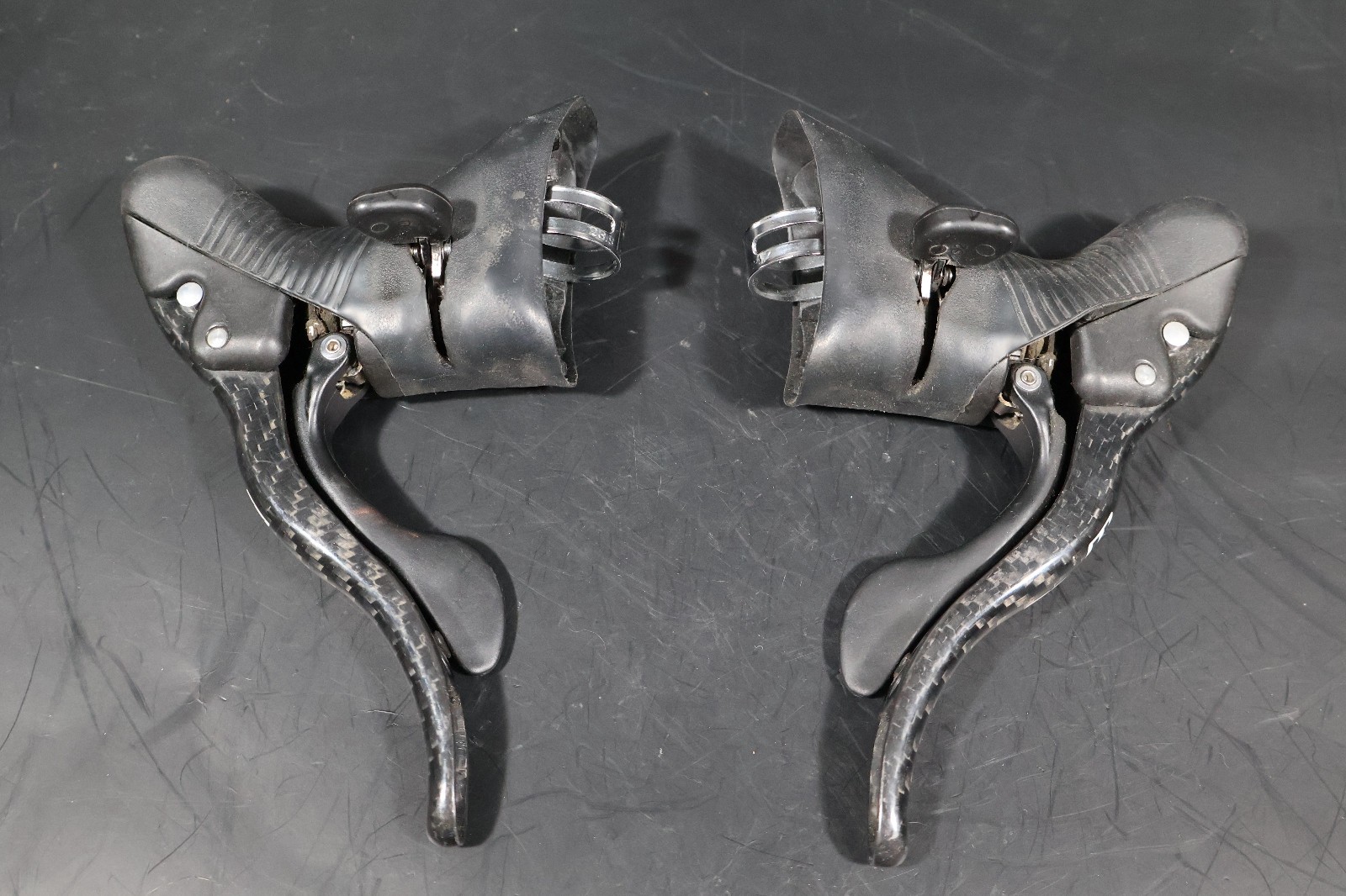 Exc Cond Campagnolo Chorus 11 Speed Shifter Brake Lever Set Road Bike Carbon