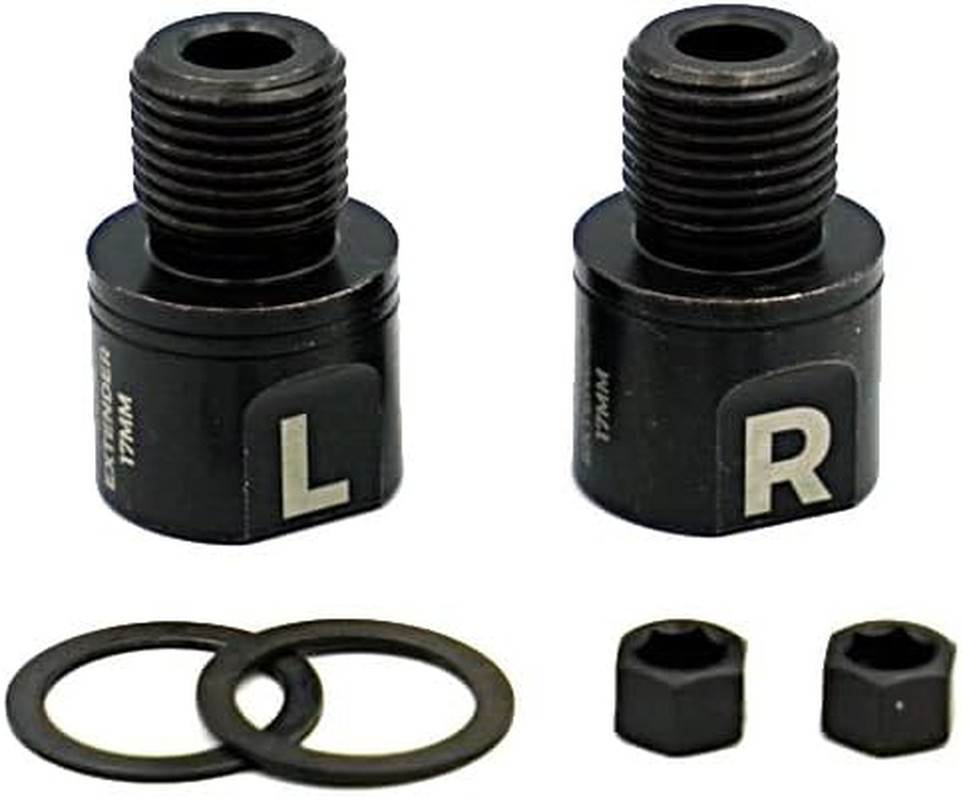 Stainless Steel Bicycle Pedal Extenders for Enhanced Comfort and Q-Factor