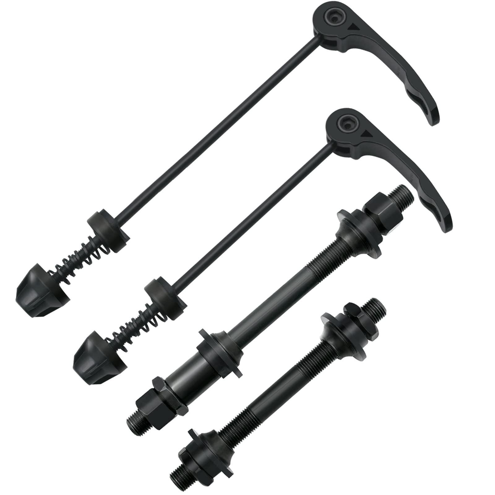 1 Pair Bike Quick Release Axle Skewer Bicycle Wheel Hub Parts Component