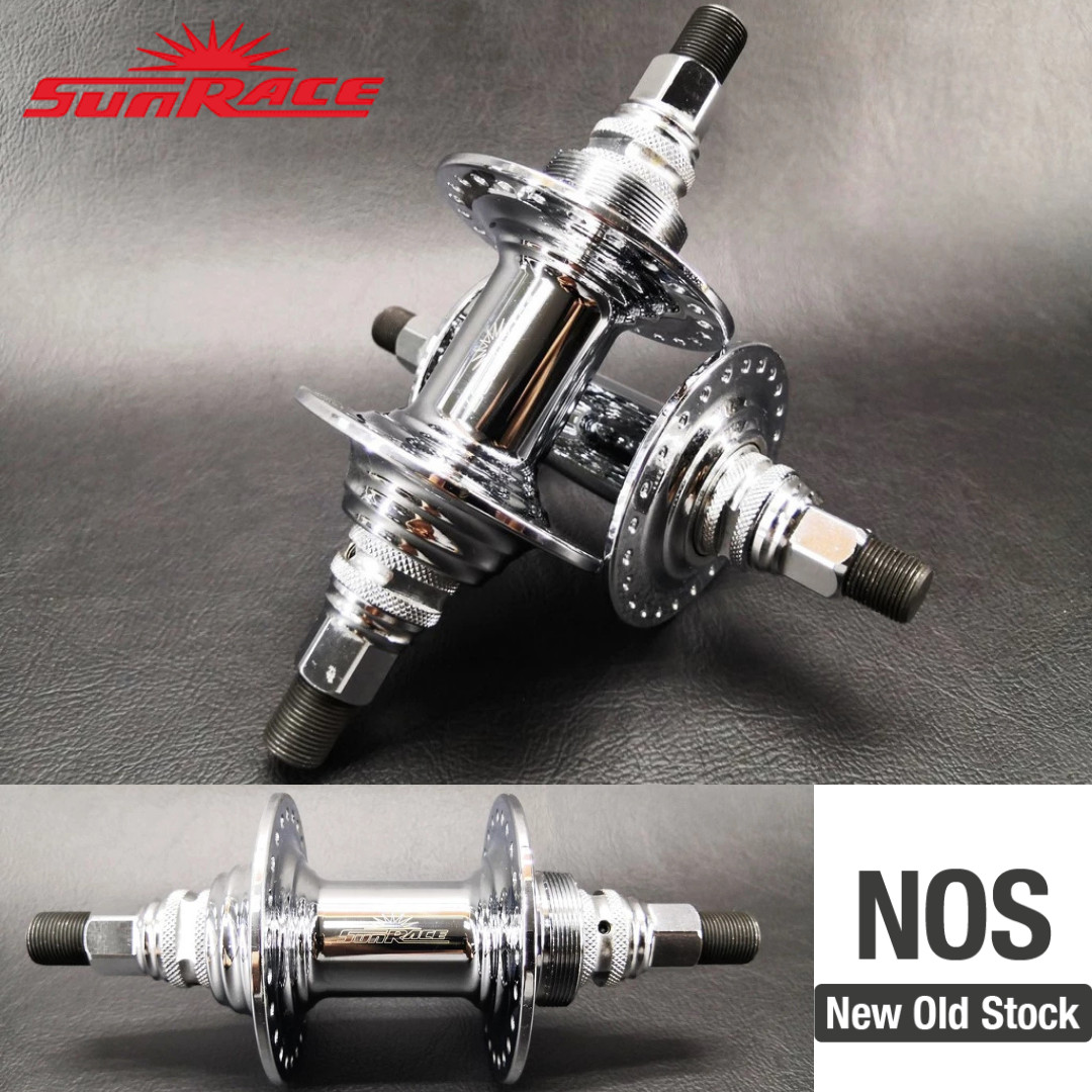 BMX NOS CHROME HUB 48 HOLES SUNRACE OLD SCHOOL CP 14MM CR-MO AXLE – DHL