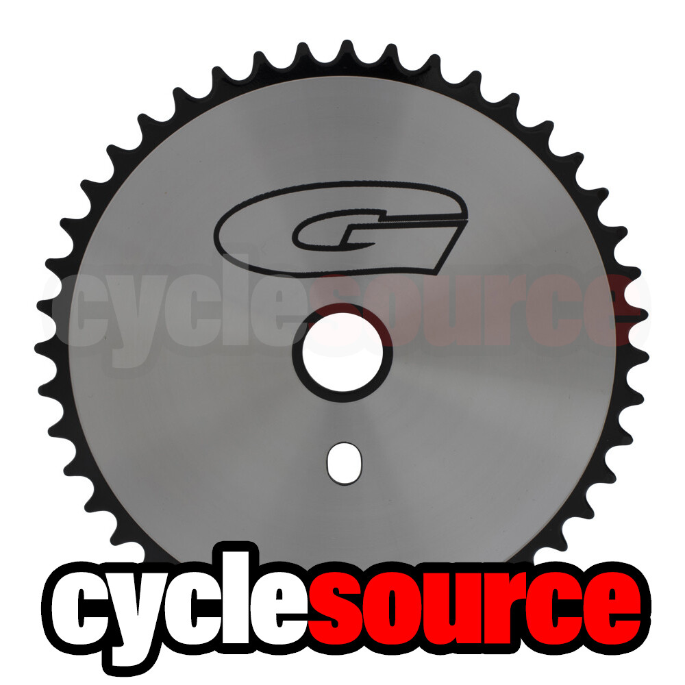 ENIX 44T G Sprocket Chainring GT Style Chrome/Black Beach Cruiser Lowrider BMX