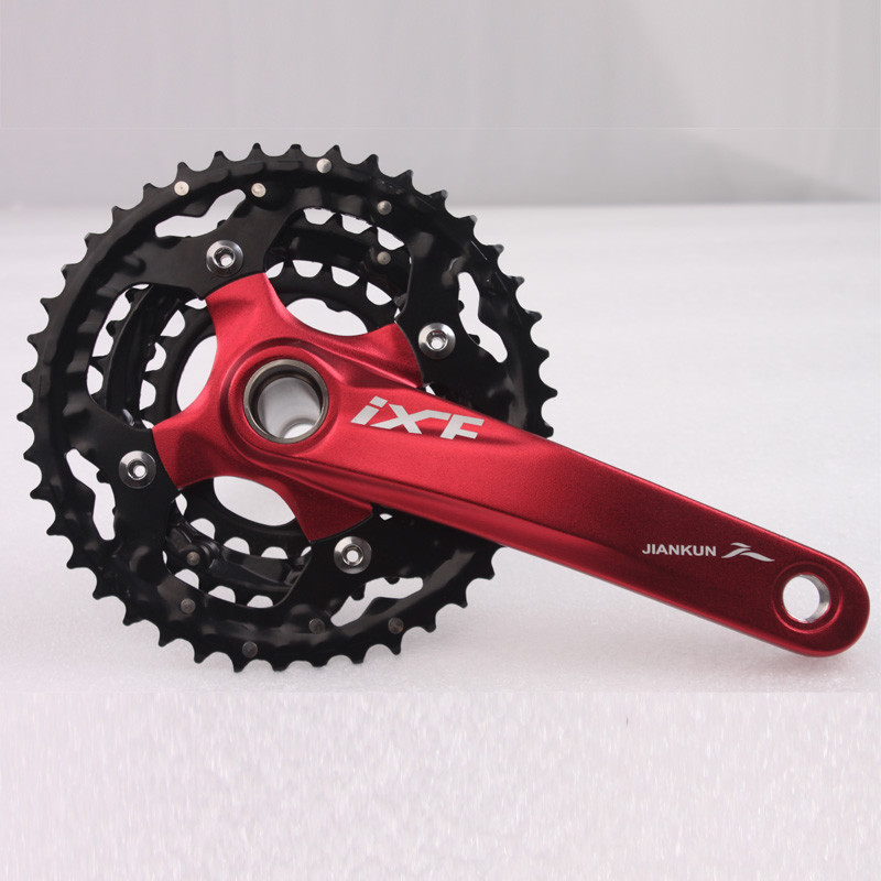 IXF MTB Bike Crankset BCD 104/64mm 24/32/42T Sprocket 3x10S Triple Speed with BB