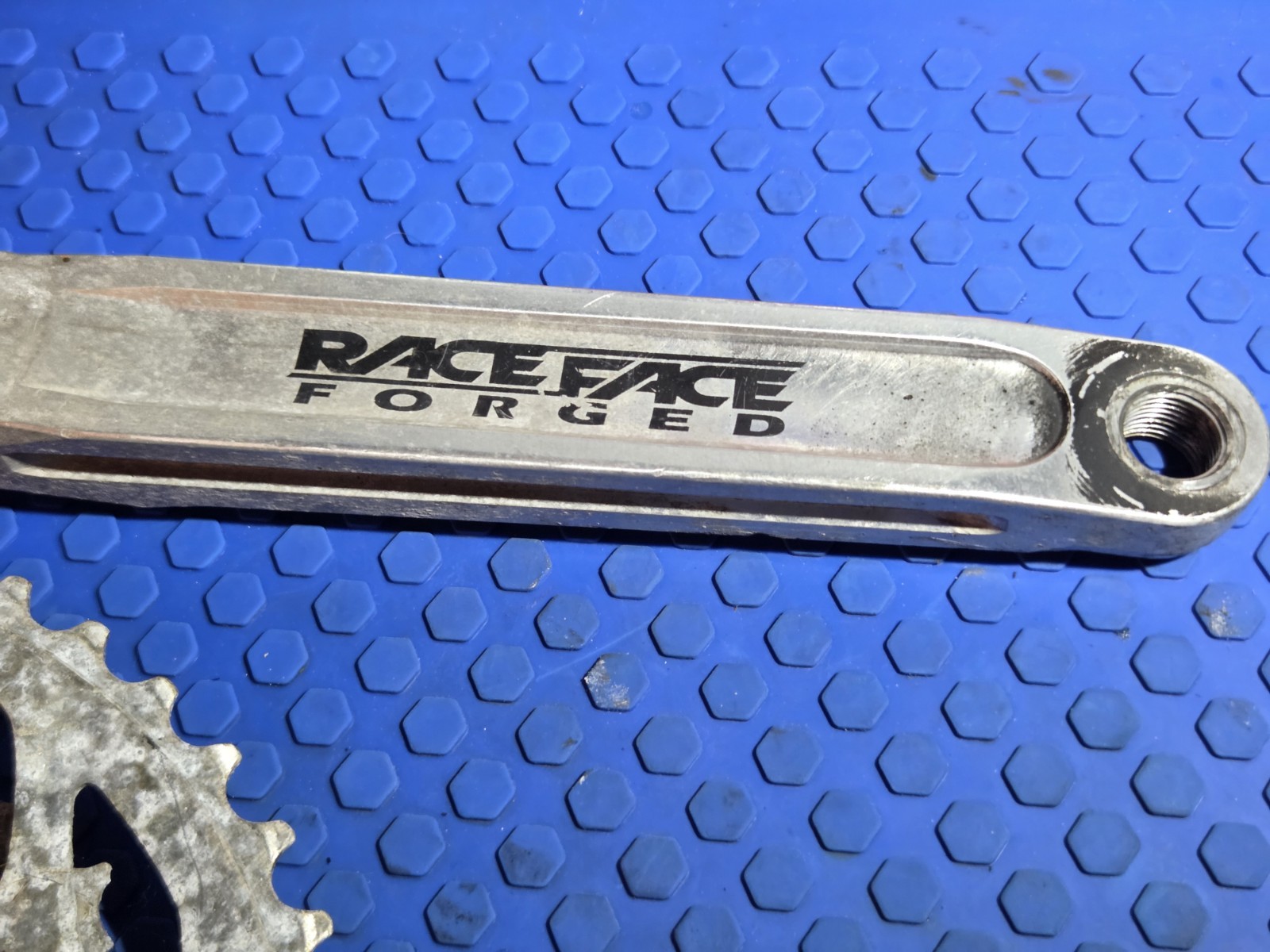 Vintage Raceface Turbine Forged Square Taper Crankset 175mm
