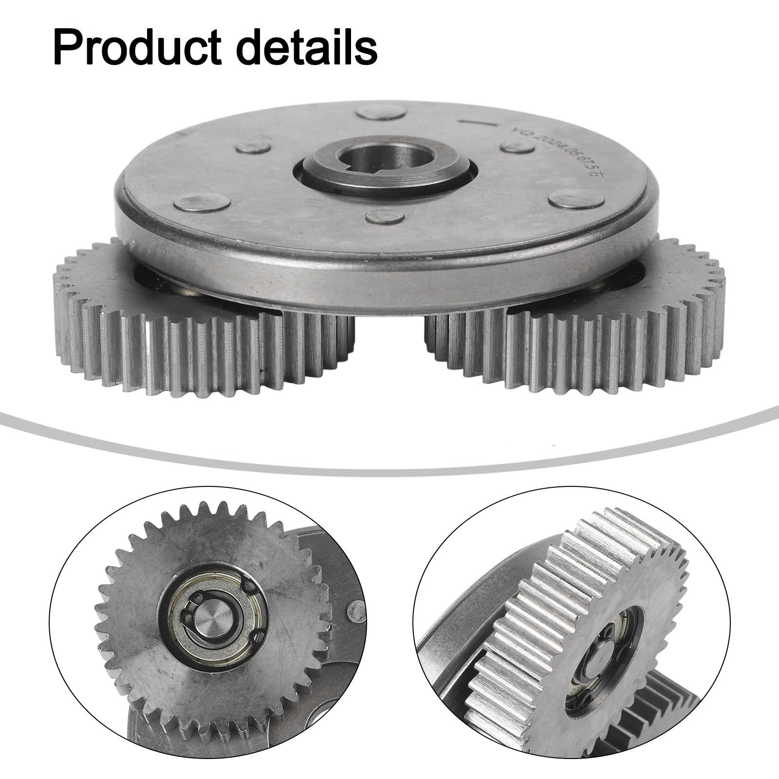 3PCS 36T Planet Gear Set with Clutch 88mm for Bafang Motor Compatibility