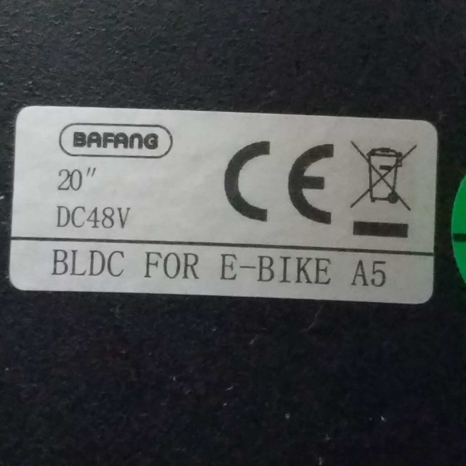 BAFANG G063 48V 1000W Fat Tire Rear Wheel 26×4.0” 175mm & Shimano 7 Speed -READ