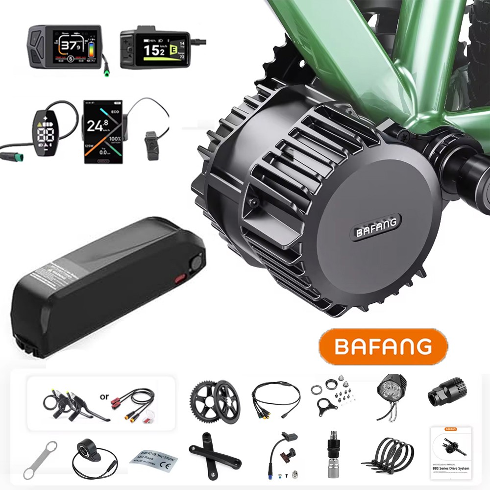 48V750W Bafang Mid Drive Motor Kit DIY Kit 68-73mm BBS02B EBike Conversion Kits