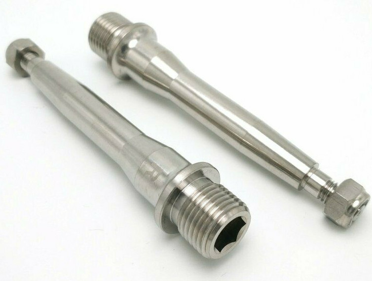 TIME XC2-XC4-XC6-XC8-XC10 / MAVIC Crossmax/ride SL: 2 Pedal Axles in TITANIUM