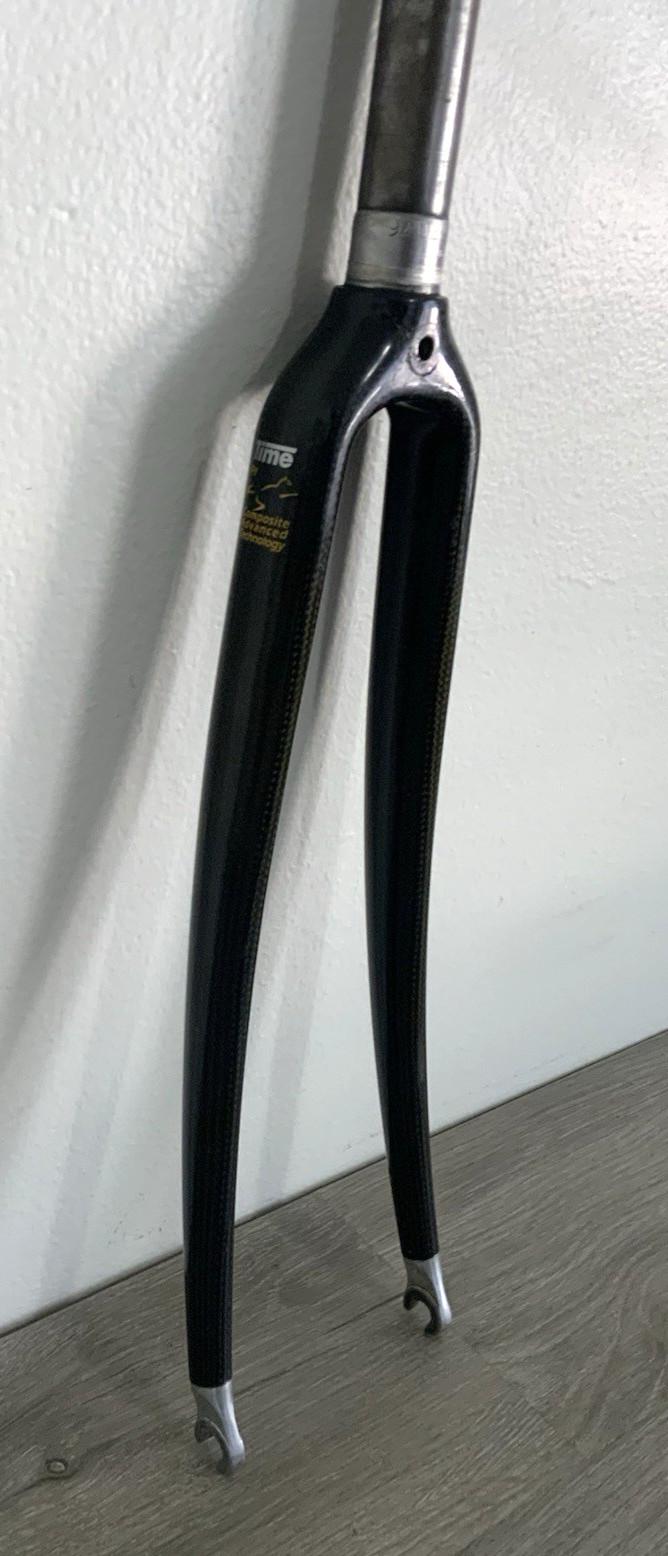 TIME CAT ONE INCH THREADLESS FORK 700C CARBON 508 GRAMS 162 MM STEERER