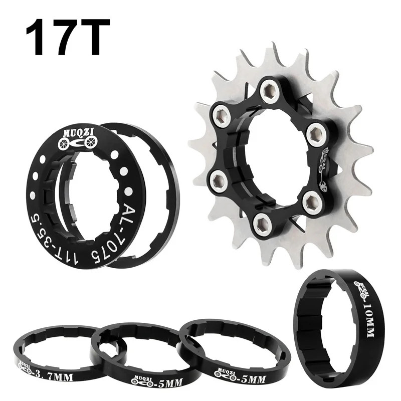 Single Speed Cassette Cog 12T-22T Bike Conversion Sprocket Gear Kit