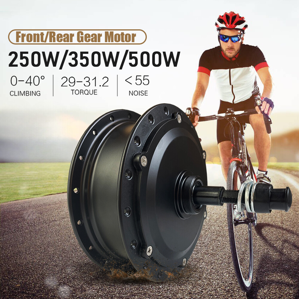 36V/48V 250W 350W 500W Electric Bike Front Rear Hub Motor Wheel Conversion Kit
