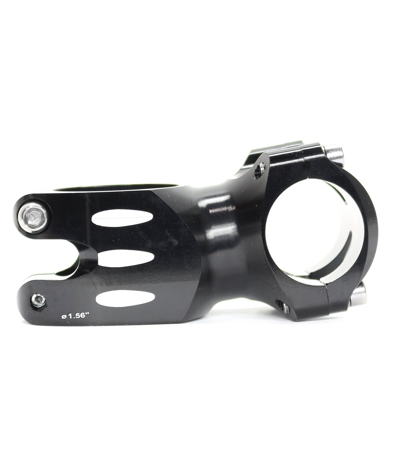 Reverse S-Trail Cannondale Stem, Fits 1.56″ and 1.5″ w/ shim 60mm length Black