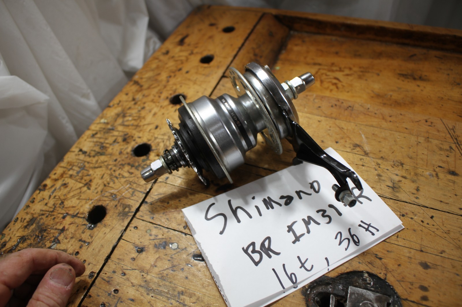 Shimano BR-IM31-R Hub, 16t, 36H