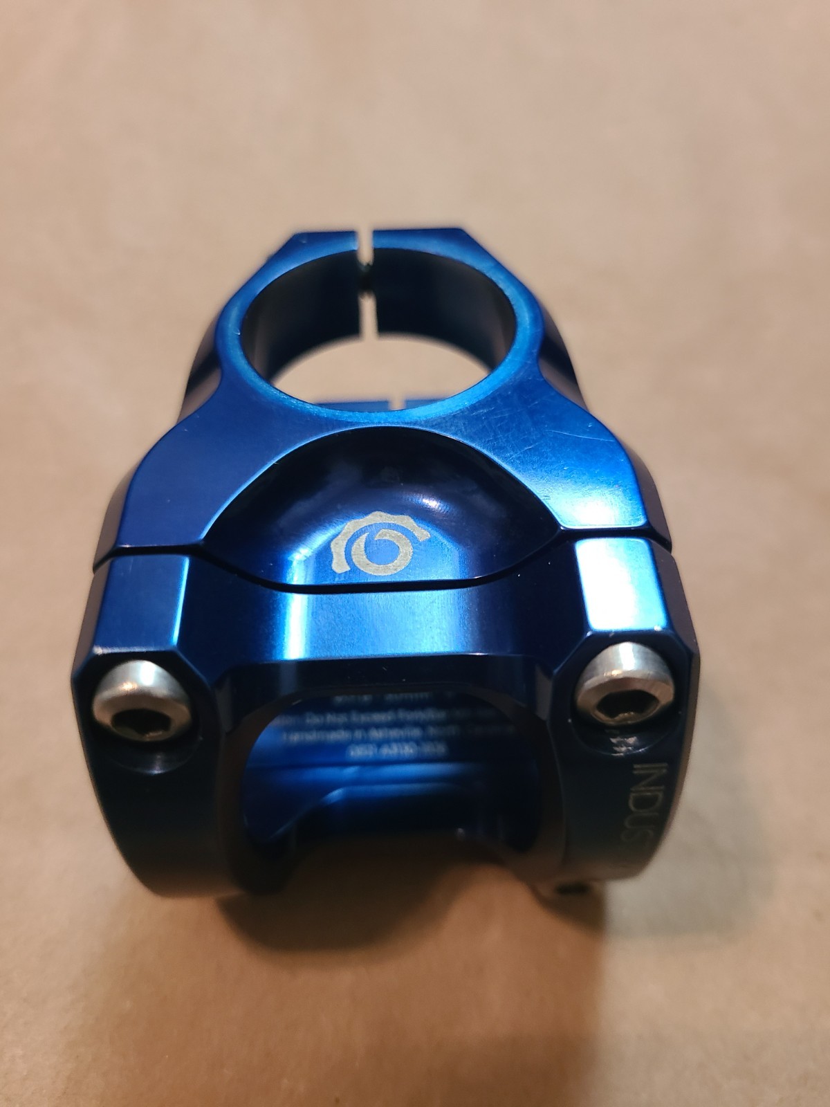 Industry Nine i9 A318 Stem 30mm 31.8mm Clamp +/-8 1 1/8″ Aluminum Blue 120gr