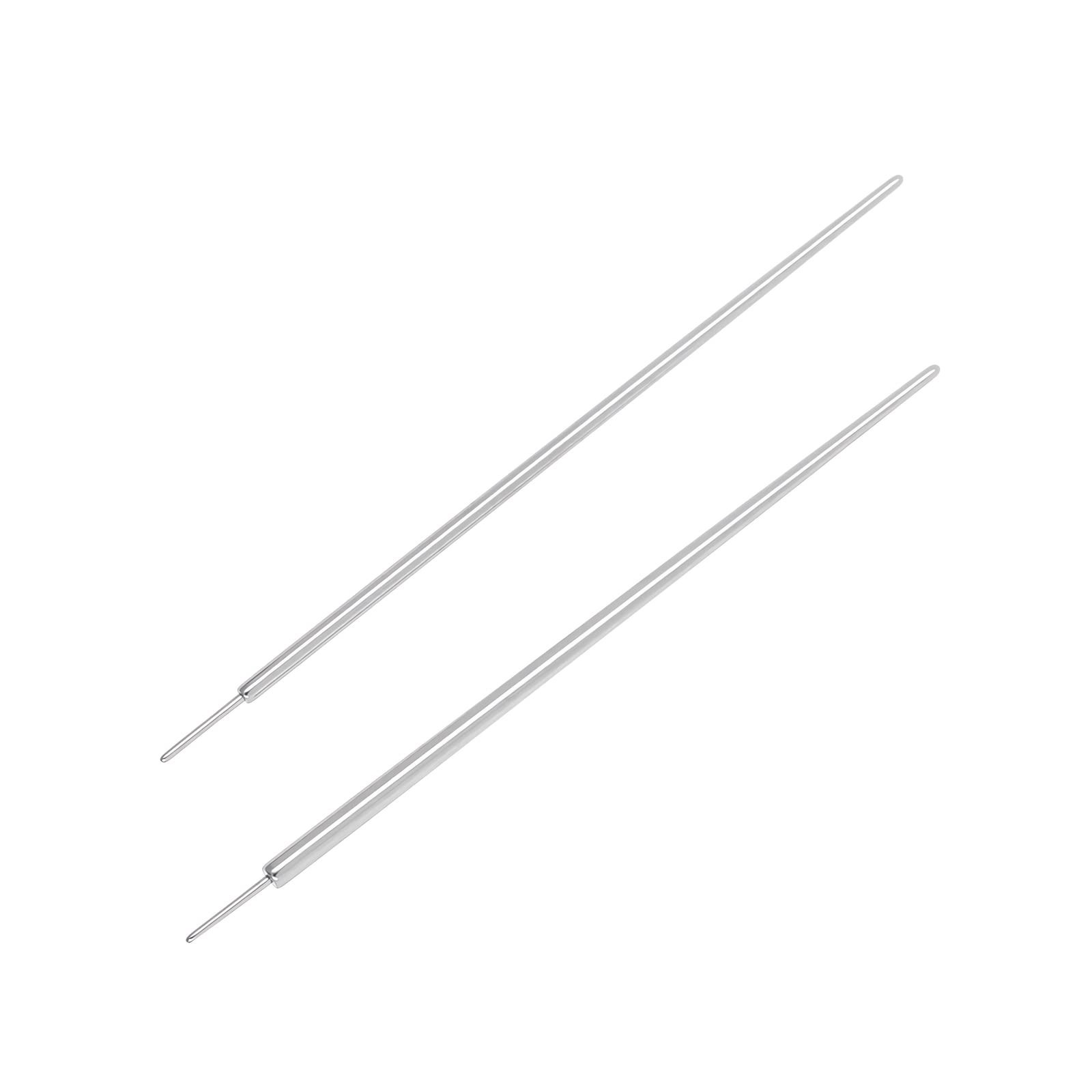 20g/18g/16g Titanium Press Fit Threadless Push in Labret Stud