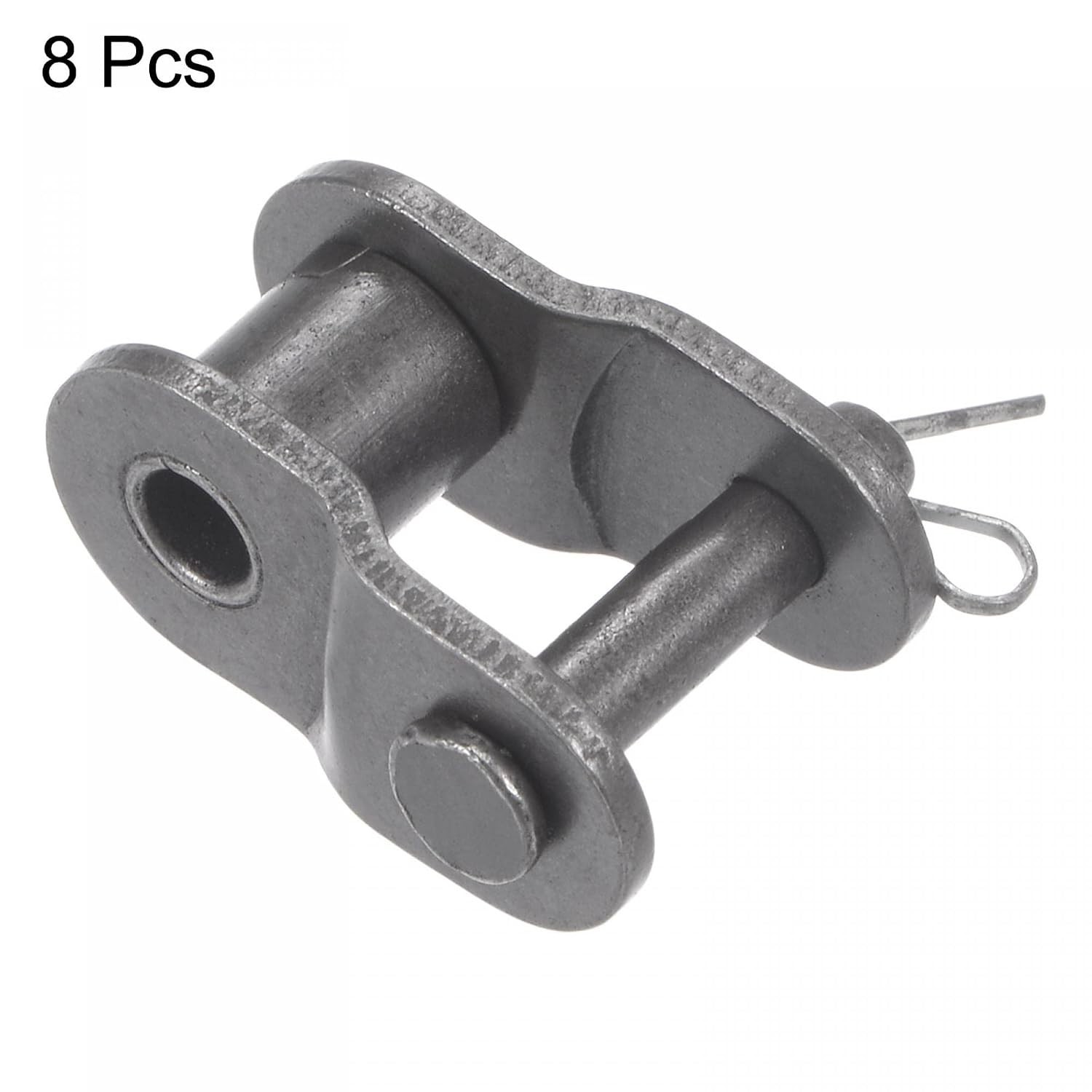 8Pcs Chain Offset Half Link Roller 1/2″ Pitch Carbon Steel Split Links