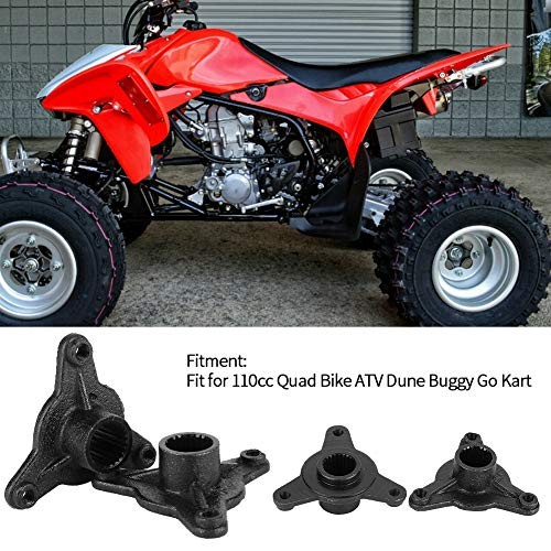 Duokon ATV 3 Lug Axle Hub, 78mm 23T Spline 3 Stud Rear Wheel Axle Hub Fit for