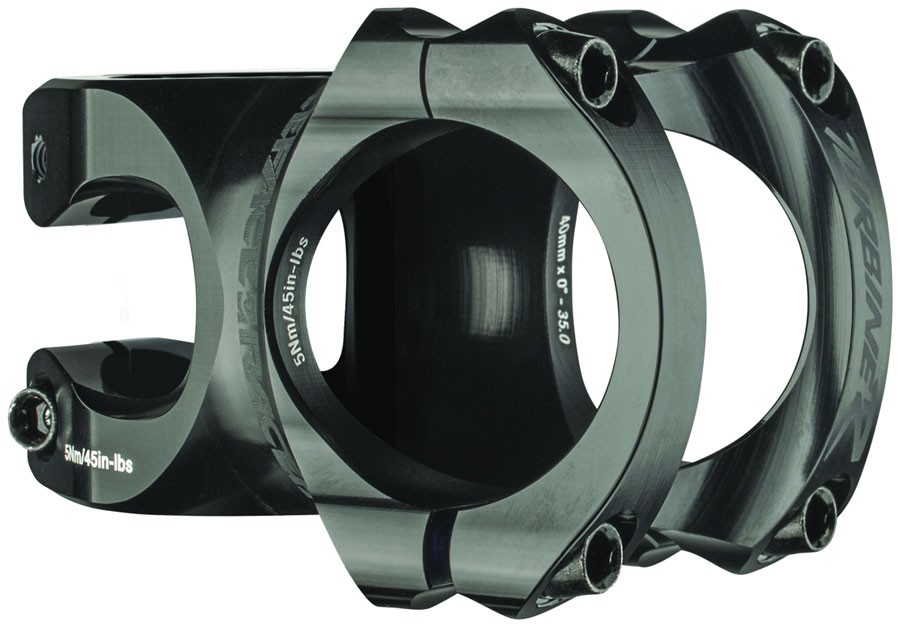 RaceFace Turbine R 35 Stem – 40mm, 35 mm Clamp, +/-0, 1 1/8″, Black