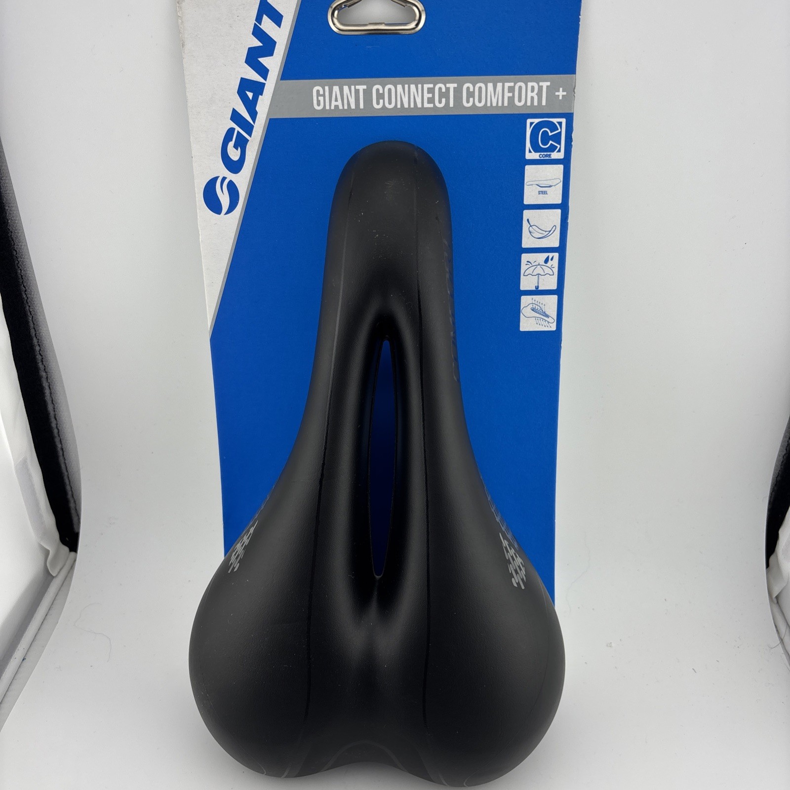 Giant Connect Comfort+ Bike Seat Unisex Saddle 10.6” x 6.7” Bicycle Black New