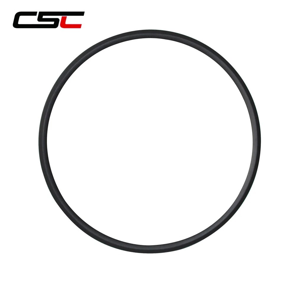 Gravel Road Bike Carbon Rim 25mm Wide U Shape 38 50 60 88mm Clincher Tubular
