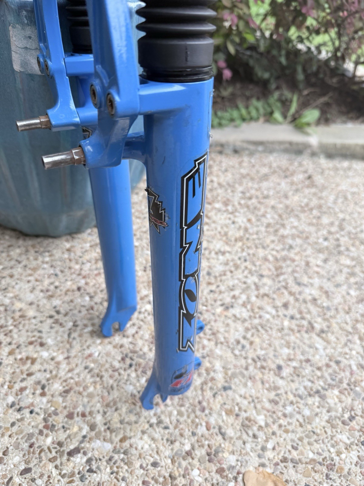 Zokes Suspension Forks Fork 1 1/8″ 26″ wheel Blue retro bike bicycle Marzocchi