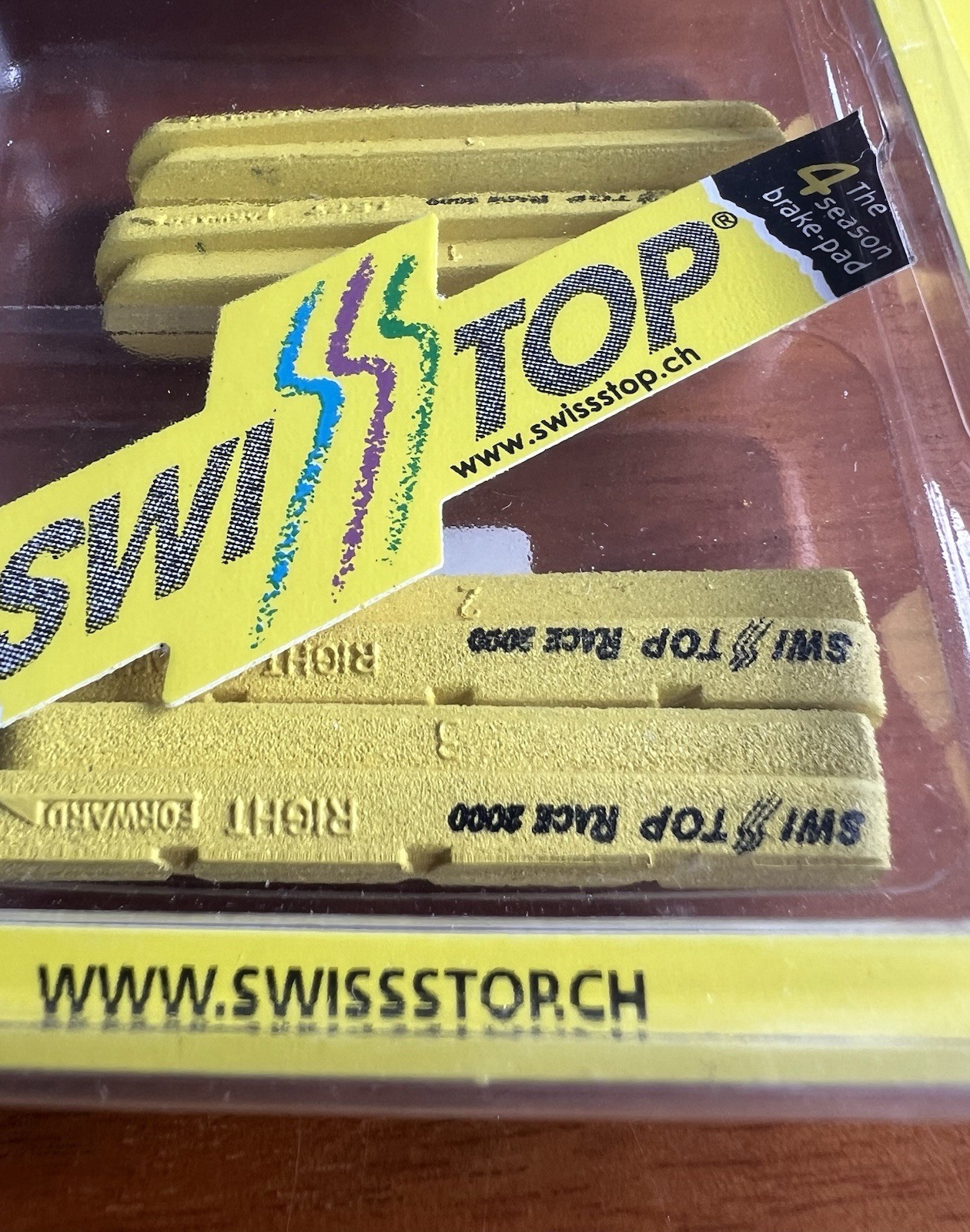 SwissStop Race 2000 (Pro) Yellow Brake Pads – Campagnolo 10 Speed/Zero Gravity