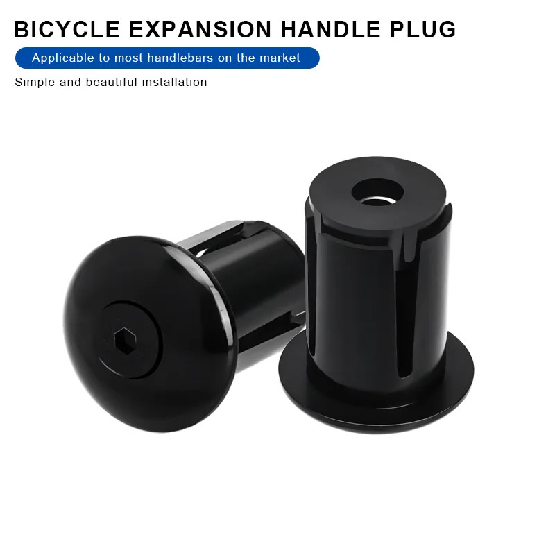Bicycle Bar Ends Plug Caps Expanding Adjustable Locking Handlebar End Plugs Plas