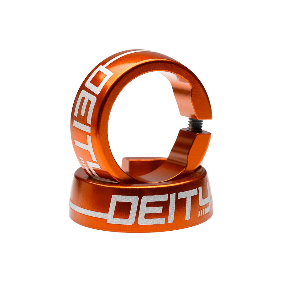New Deity Grip Clamps for Megattack Orange Pair 26-CLP MGTK-OR