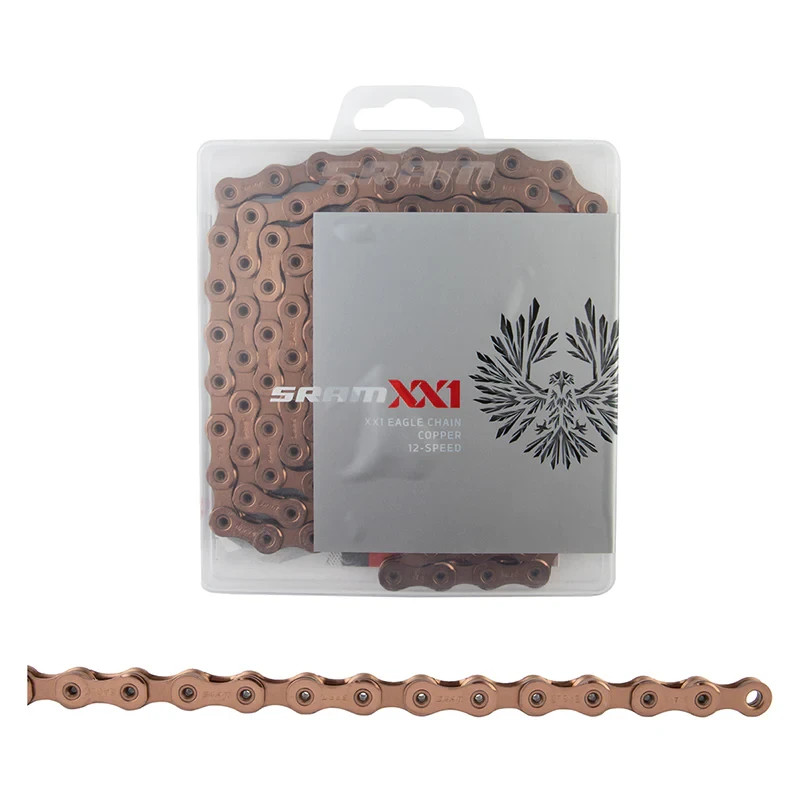 Sram XX1 Eagle Copper Chain, 12 Speed, 126 Links, Copper