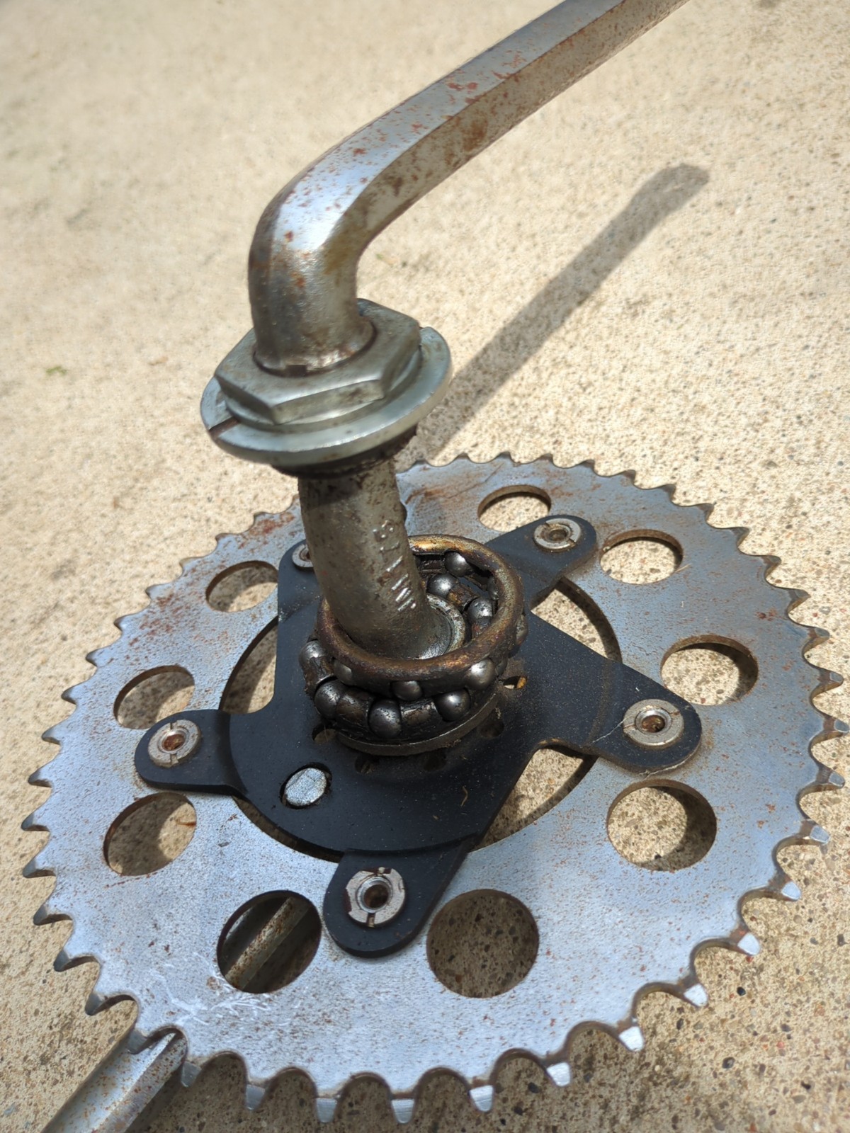 Odyssey JM175 Crank Set w/ Fox Sprocket Vintage 90s