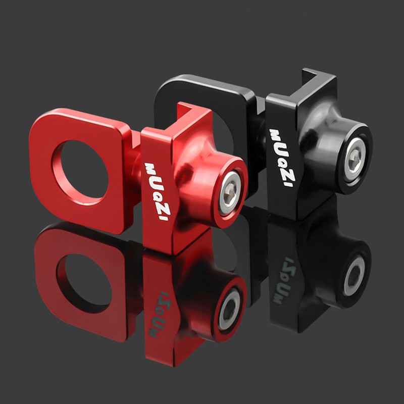 Bicycle Bike Chain Tensioner Tug Adjust Fixed Gear Track Single Speed Aluminum
