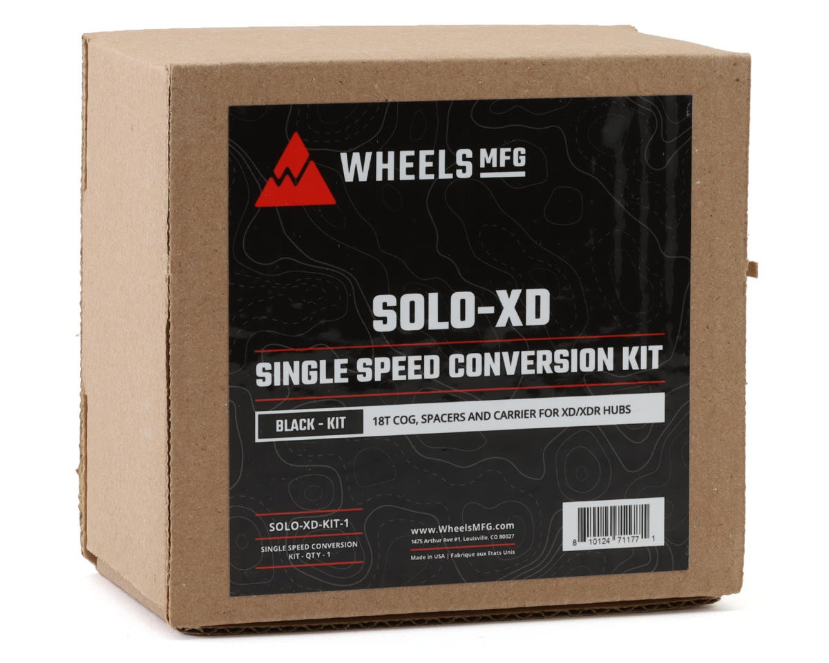 Wheels Manufacturing SOLO-XD Single Speed Conversion Kit (Black)