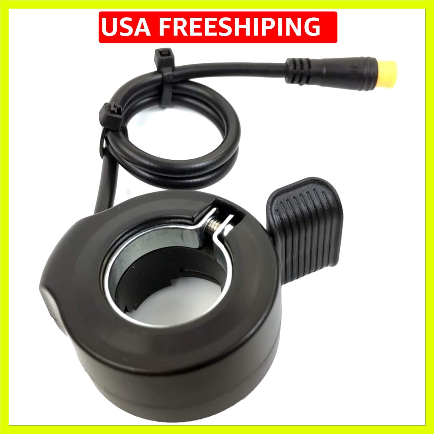 E-Bike Thumb Throttle 130X,Waterproof Accelerator,22.2mm/0.87in Handlebars，Le…
