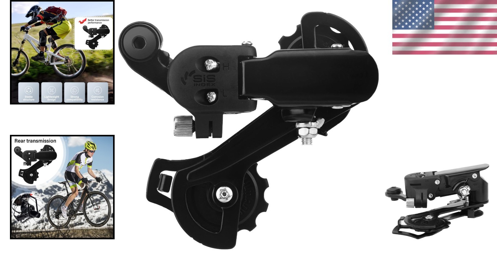 High Performance Rear Derailleur for 6/7 Speed – Reliable Aluminum Alloy Design
