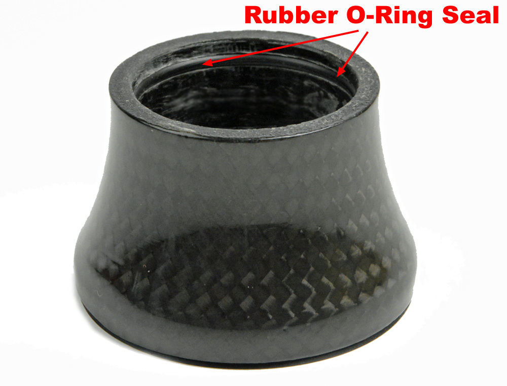 1-1/8″ OMNI Racer WORLDS LIGHTEST Integrated Headset Conical Carbon Spacer 30mm