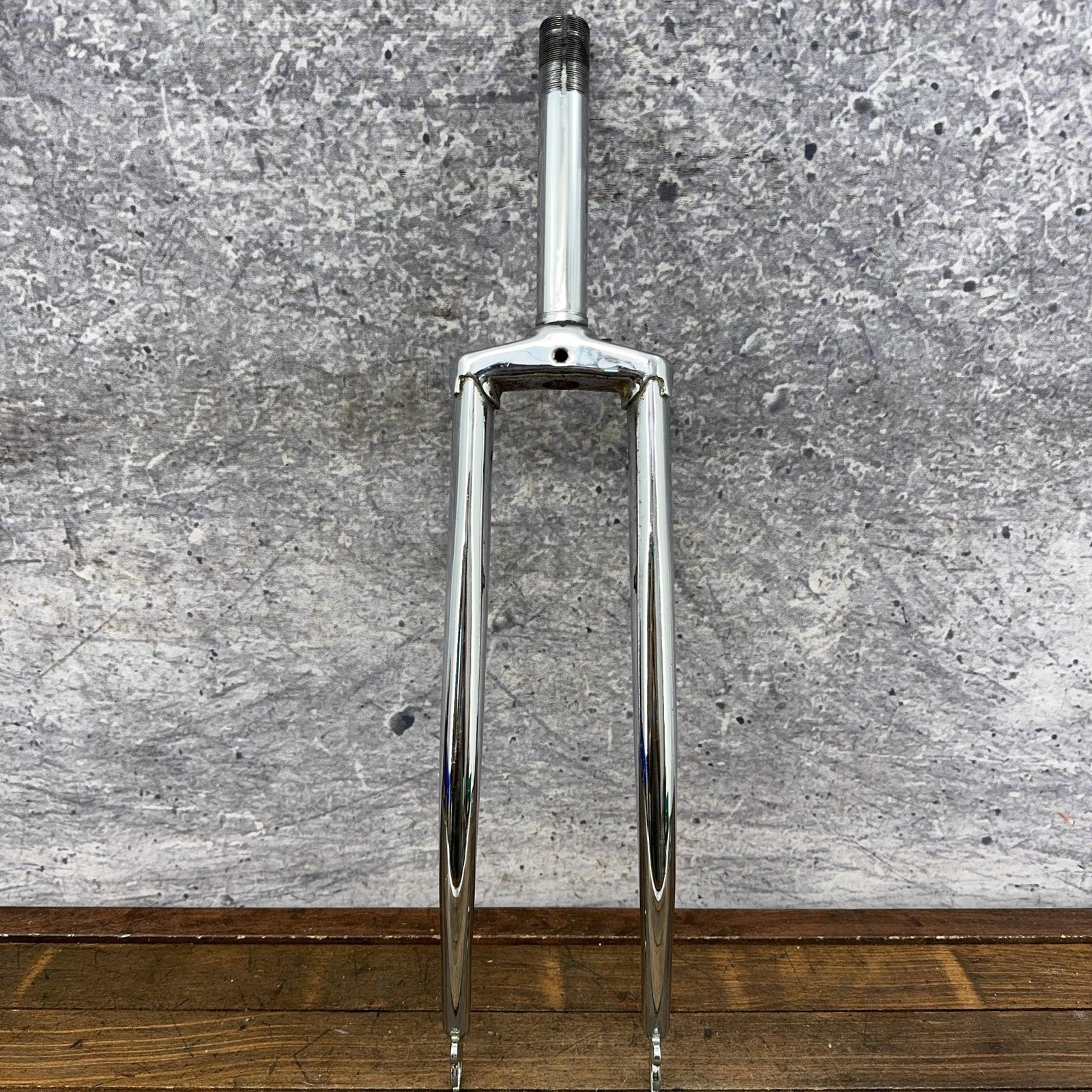 Vintage Raleigh 21.1 Mountain Bike Fork 1 In Threaded 26in Canti Chrome Steel