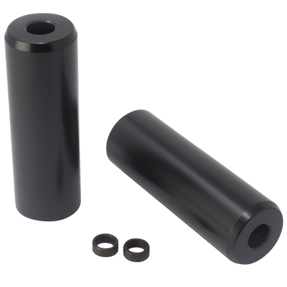 BMX PRO+ BlKE BICYCLE LlTE THREADLESS PEGS FlTS 3/8″ or 14mm BIack