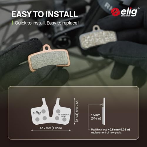 Bike Disc Brake Pads for Magura 4-Piston MT5, MT5 Pro, MT Copper (ER) 1 Pair