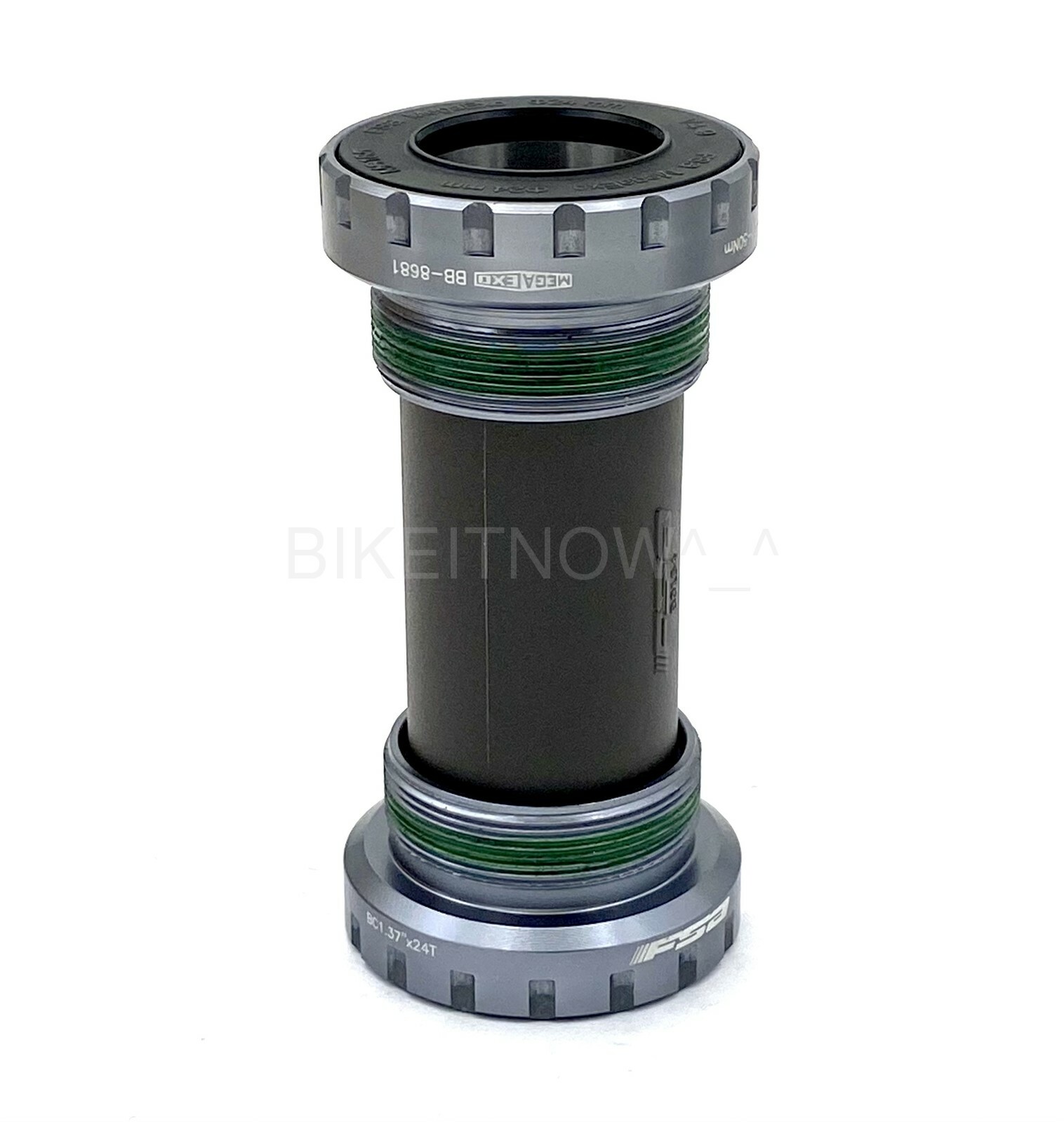 FSA BB-8681-Di2 Bike BB BSA 1.37″ x 24 68mm MegaExo Bottom Bracket English Gray