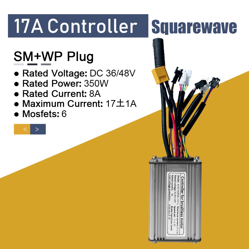 E-Bike 15A 17A 22A 25A 30A 35A 50A Square Sine Wave Controller Conversion Kit