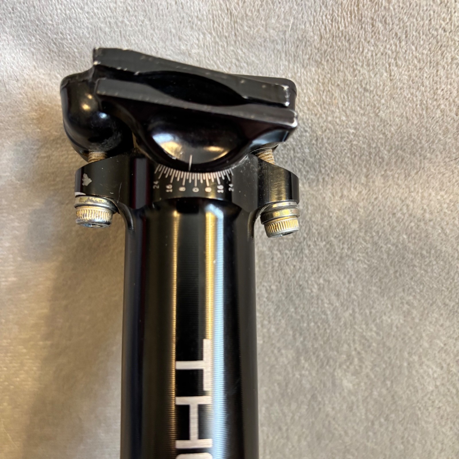 Thomson Elite Seatpost 30.9mm USA 410mm SP-E127 Black Aluminum Straight Post