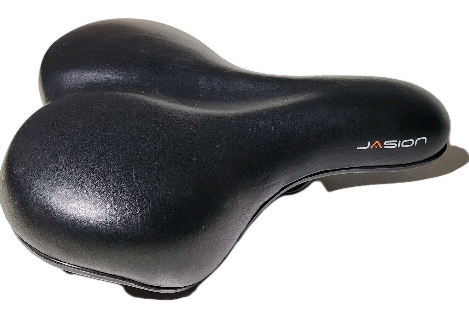 Jasion Wide Comfort Bike Saddle Seat Black Ergonomic Gel Padded