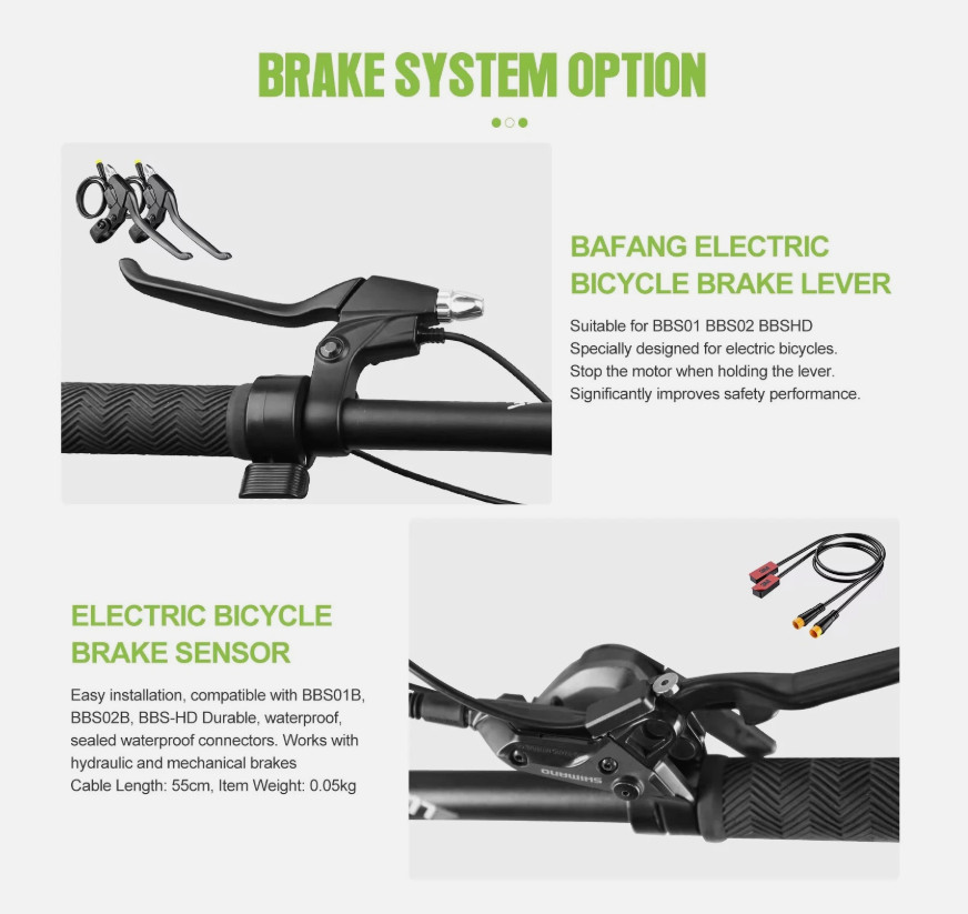48V/52V1000W BBS02B BBSHD Bafang Mid Motor DIY Conversion Kits For Electric Bike