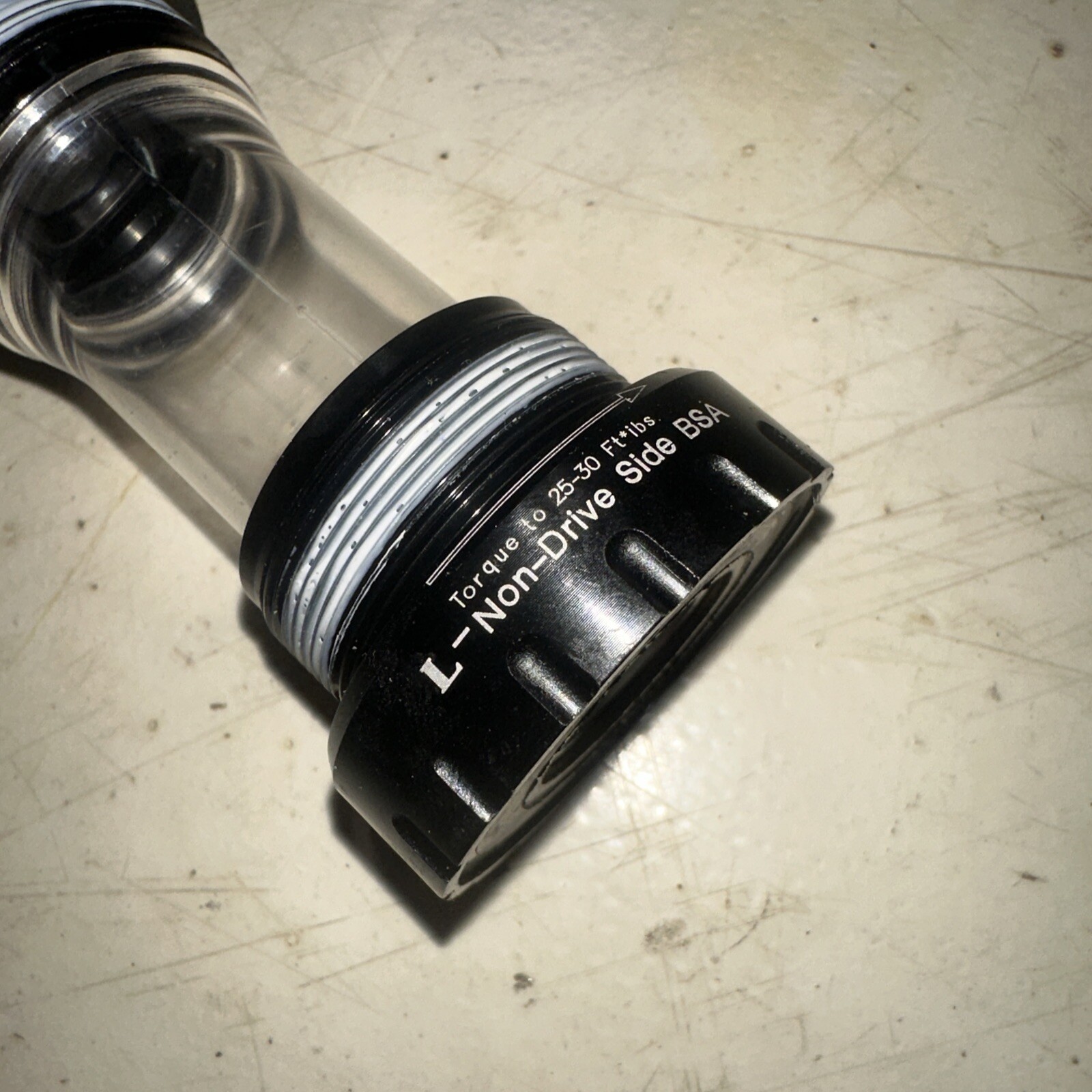Bottom Bracket Black BSA English 1.37” x 24 TPI 68 mm GXP SRAM style 22/24mm