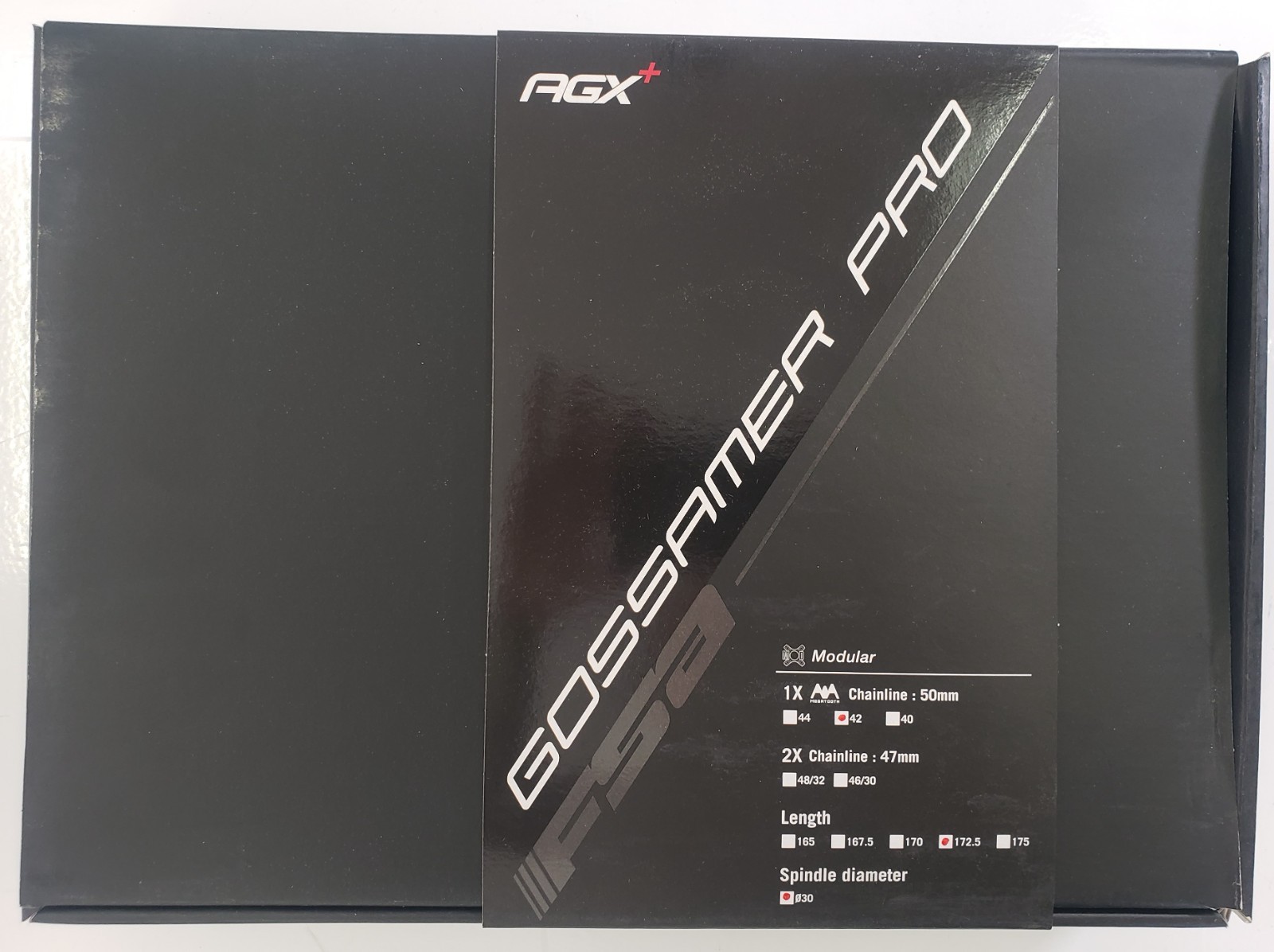 FSA Gossamer Pro AGX+ Crankset 42T 172.5mm NEW #336-0345064090 Free Shipping