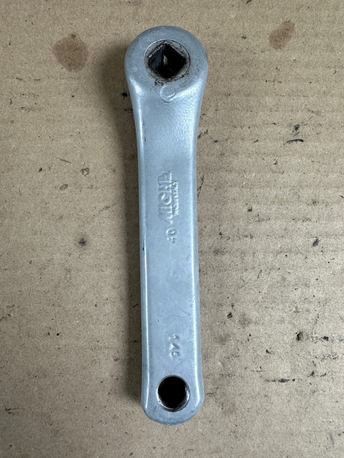Vintage Miche Monolithic Junior Double Crankset, 145mm Arms, 47/39T, 116mm BCD