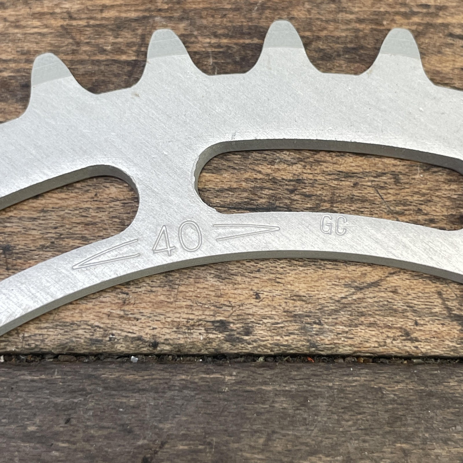 Vintage Shimano 40T BMX Chainring 130 BCD 5-Arm NOS Silver Bike 40 Tooth 1980s
