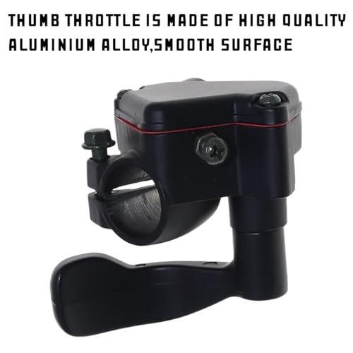 zipelo Thumb Throttle Cable, 7/8” 22mm Accelerator Control Handle Assembly,