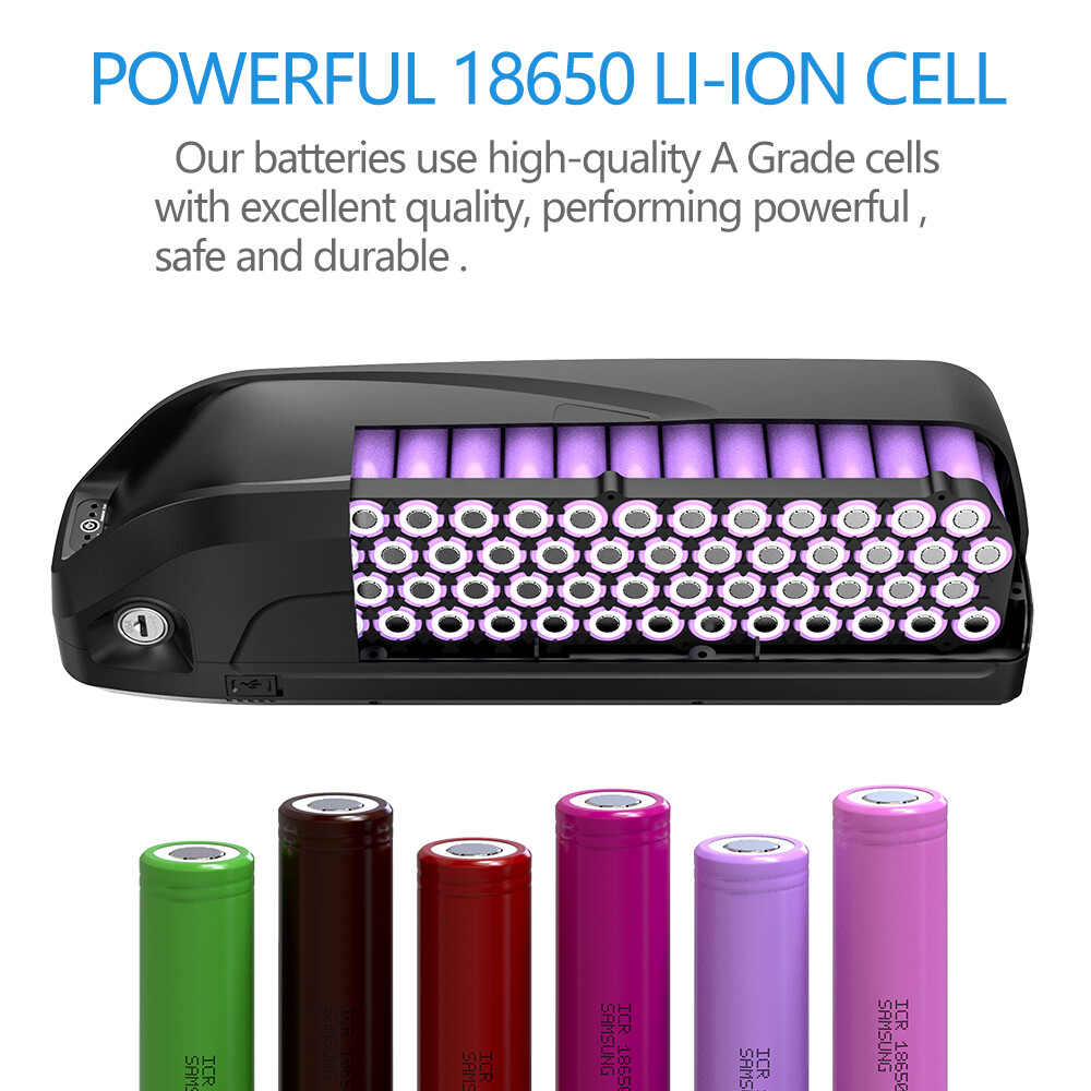 36V 48V 52V 13Ah-30Ah 1500W Hailong Ebike Battery Electric Bike li-ion Battery